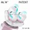 Ms.W Portable Sonic Massage Silicone Ultrasonic Facial Cleaner Electric Face Cleansing Brush Skin Care Spa Beauty Device