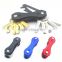 Slim key holder Compact Keychain Organizer with light and bottle opener