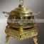 new design handmade chafing dish | brass plated new design weddings used chafing dish