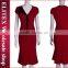2015 HOT selling red modern uniform office women fashion dress