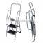 High quality 4 Step Folding ladder Safety Handrail Rail