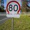solar speed limit traffic sign