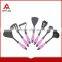 Promotion item 6pcs stainless steel stand nylon kitchen utensil