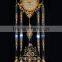 French-Empire-Style Gold Gilt Ormolu Ornate Floor Pendulum Clock, Decorative Grandfather Floor Bronze Dore Clock