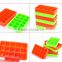 Amazon hot seller silicone quadrate ice cube tray