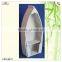 handmade natural color paulownia wooden boat storage box