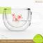 Decorative Unbreakable Borosilicate Double Wall Milk/Beer Glass Cup