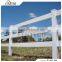American style PVC post and rail fence