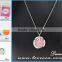 Fashion jewelry round shape floating aromatherapy pendant diffuser
