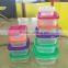 10pcs plastic storage square food small portion control container box set