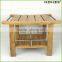 Bamboo Spa Bench Shower Bench w Lift Aid Arms Homex BSCI/Factory