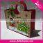 Plush Santa Snowman Christmas Tree Bag Linen Christmas Handbag