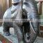 Large Outdoor Animal Decoration Thailand Elephant Statue Bronze