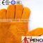 elastic cuff safety products eu south america asia market new cowhide leather construction hand protected gloves