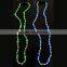 Deluxe blinking color changing bead jewelry flashing holiday light necklace designs led wholesale jewelry with high quality