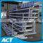 Manually operative telescopic gym seating system