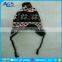2017 Hot-selling novelty beanies knitted with strings for winter