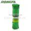 6mm x 25cm green paper twist tie for garden and agriculture