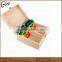 Fancy empty wholesale wooden tea packaging box