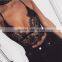 Wholesale Newly Design lingerie sexy woman Lace Bustier Top Racerback Bralette