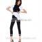 auschalink wholesale new design contrast stripe youth baseball pants