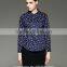 Idyllic Style Floral Printed Long Sleeve Cotton Shirt For Ladies