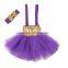 Wholesale Tulle Fluffy Ballet Baby Tutu Skirt For Girls colorful sequin casual dress set