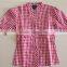 100%COTTON YARN DYED CHECK Girls SHIRT- SLIM FITTED