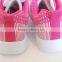 EVA insole colored mesh upper low price shoes for women