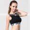 2017 New OEM Customized Your Own Brand Logo Elastic Band Lace Bralettes 95%Cotton 5%Spandex Sexy Sport Bikini Bra Crop Top
