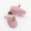 2017 Fashion pink color Shoes Soft Leather Baby Shoes Girls