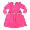 New Boutique Dresses Baby Ruffle Dress Children Cotton Designs Dress Fall Baby Girl Dress