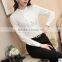 custom nice quality chantilly formal slim fit office blouse for lady wholesale