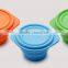 OEM, many colors,Baby Products Collapsible Silicone Bowl with Lid,kids silicone bowl