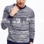 Comfortable Sweater Textured Crew-Neck Sweater For Men