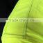 Mens hi vis yellow reflective tapes worker Europe warning t-shirt