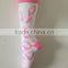 Korean Cartoon Young Girl Tube Pink Color Custom Design Make Your Own Socks