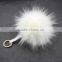 wholesale raccoon fur pom poms/faux fur pom/13cm 15cm raccoon fur ball pompoms