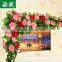 7.54ft String Fake Artificial Rose Flowers Vine Ivy Leaf Garland Floral Home Decor