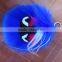 SJ746 Colorful Raccoon Fur Monster Keychains Real Fur Monster Pendant Fashion Fur Monster