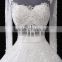 2017 Hot Sale Bridal Wedding Dress V-neck long sleeves Beaded Sweetheart Nackline Mermaid Lace wedding dress F12802