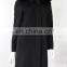 New Fur Collar Trendy Women's 100% Cashmere Outwear Long Coat