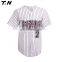 Wholesale cheap longline striped blank baseball jersey uniforms