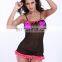 Newest Black Sexy Sleeping Wear Babydolls Lingerie Dress for Ladies