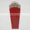 Red Long Wooden Handle Bristle Brush Bright #1~#12