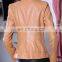 Korean Style New Design Fashion PU Leather Blazer Jacket For Women