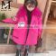 2016 High Quality Genuine Raccoon Fur Hood and Rabbit Fur Lined Kids Real Fur Parka