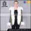 Wholesale good quality fur hooded jacket fashion fur trim coat sale