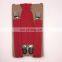 Wholesale Low MOQ Cheap 2.5cm Elastic Suspenders