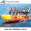 Single Lane For 4-10 Person Inflatable Banana Boat For Water Exciting People Games